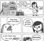 And for a limited time, buy two pairs of magic socks and receive a FREE toad! Hurry! While stocks last!